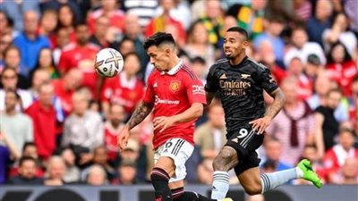 موعد مباراة مانشستر يونايتد وأرسنال في الدوري الإنجليزي 2025-2026 والقنوات الناقلة