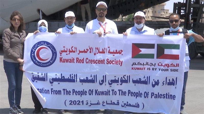 انطلاق طائرة مساعدات