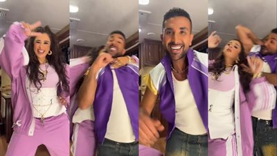 شاهد| ياسمين عبد العزيز وأحمد سعد يشعلان السوشيال بفيديو ساخر، ما القصة؟