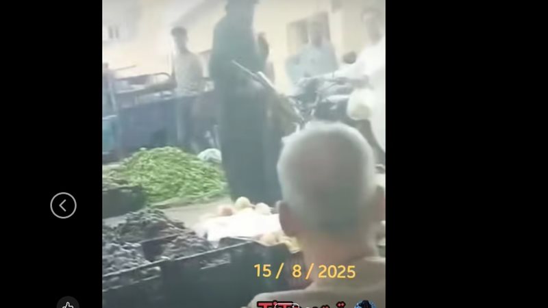 فيديو متداول لبلطجي