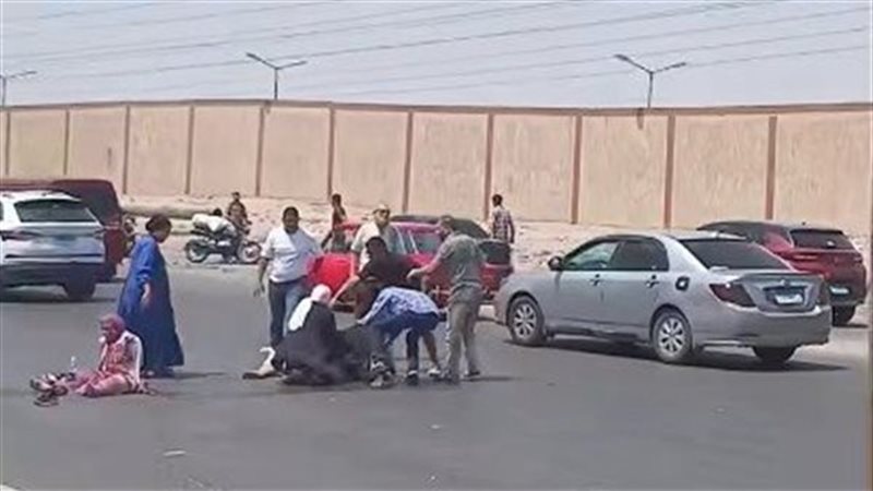 حادث دهس طريق الأوتوستراد
