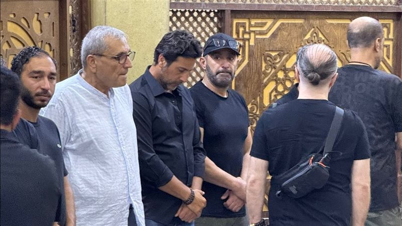 أحمد السقا في عزاء