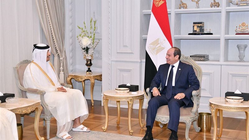 الرئيس السيسي يستقبل