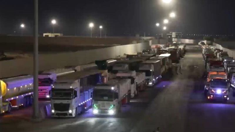 قافلة المساعدات المصرية
