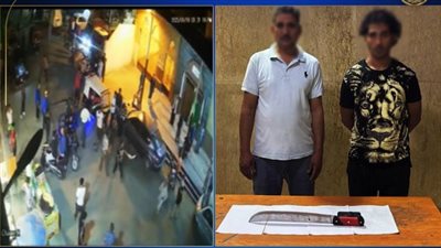 القبض على سمكري تعدى على صاحب محل بسلاح أبيض بحلوان 