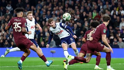 شاهد أهداف مباراة مانشستر سيتي وتوتنهام في الدوري الإنجليزي 2025-2026