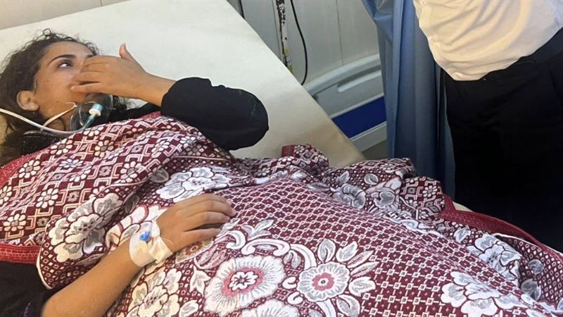 أحدي المصابين بغرق