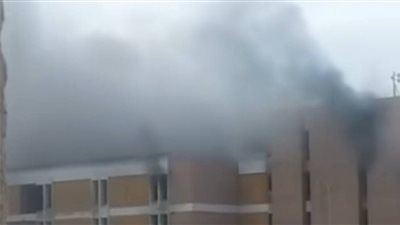 إصابة 25 بالاختناق في حريق بمستشفى جامعة قناة السويس بالإسماعيلية