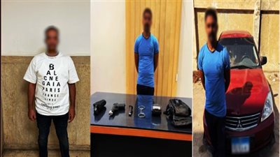 بحوزته طبنجة وكلبش، تفاصيل القبض على المتهم بالتعدي على سائق بالجيزة