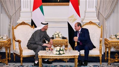 في زيارة أخوية.. الرئيس السيسي يستقبل محمد بن زايد بمطار العلمين الجديدة