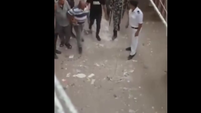 لحظة القبض على متهم
