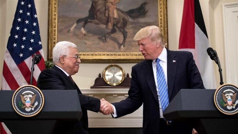 ترامب والرئيس الفلسطيني
