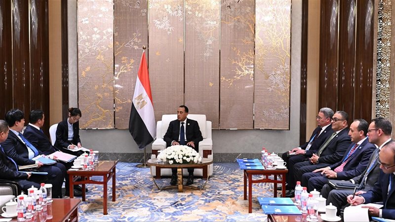 مدبولي يلتقي رئيس