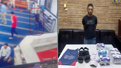 مناديل وكاب، القبض على لص أحذية المصلين داخل مسجد ببني سويف
