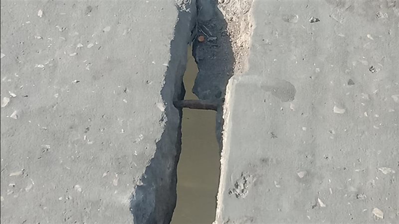 شرخ كوبري الجامعة،