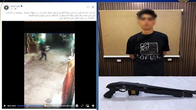 ضبط مسجل خطر أطلق أعيرة نارية بشكل عشوائي في شبرا الخيمة(فيديو) 