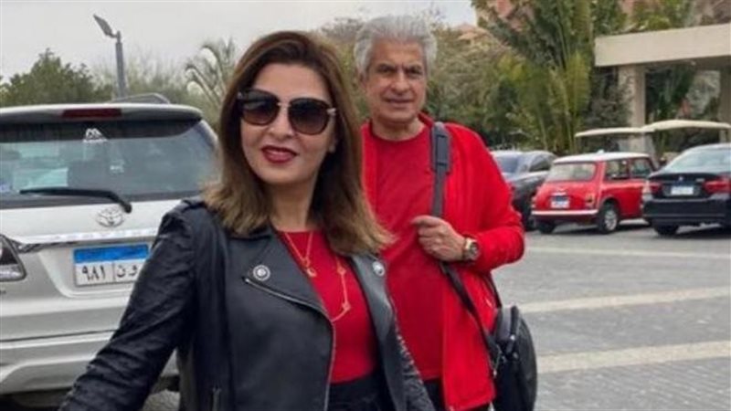 وائل الإبراشي وزوجته