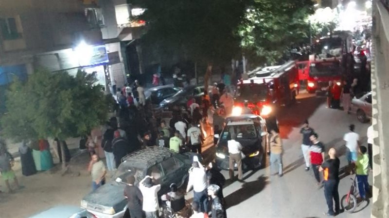 حريق حدائق القبة