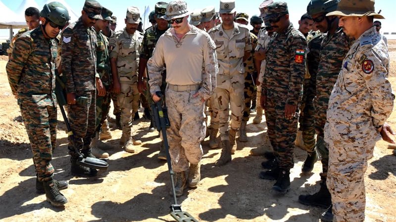 استمرار فعاليات التدريب