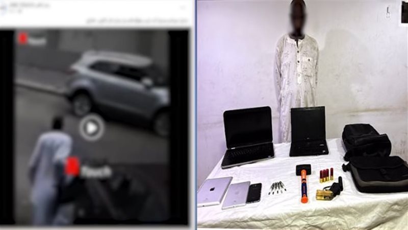 فيديو سرقة السيارات