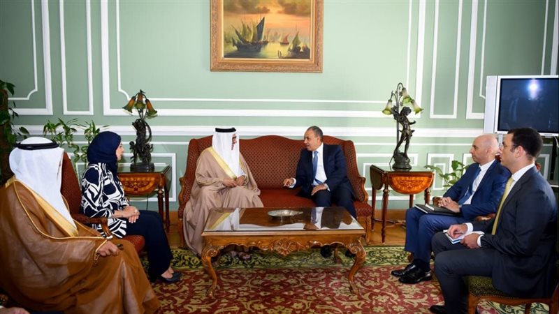 وزير الخارجية يستقبل