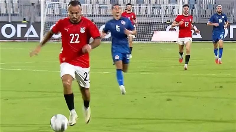 أفشة في مباراة مصر