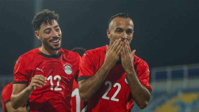 أفشة في مباراة مصر