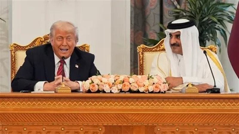 ترامب وأمير قطر