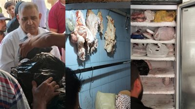 بالصور، ضبط 25 كيلو لحوم فاسدة خلال حملة للطب البيطري بحي الشرابية 