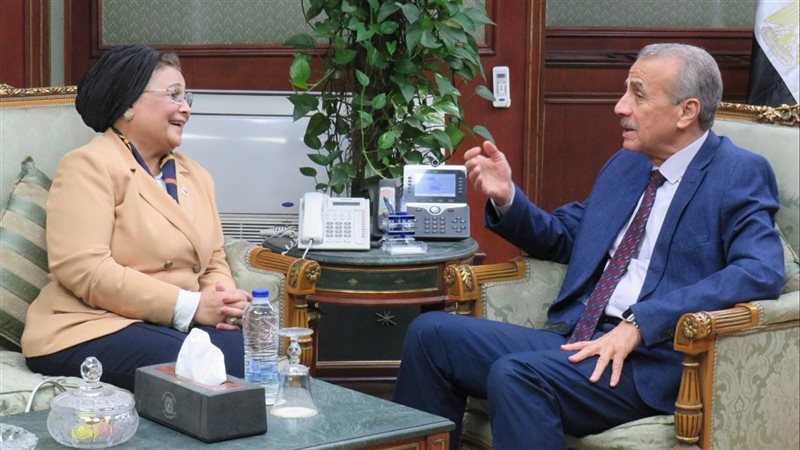 الألفي تبحث مع رئيس