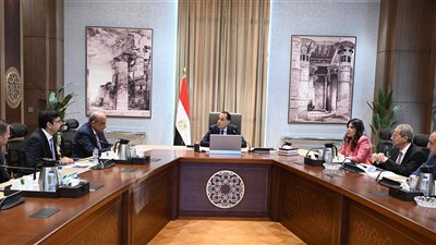 رئيس الوزراء يلتقي مسئولي شركة 