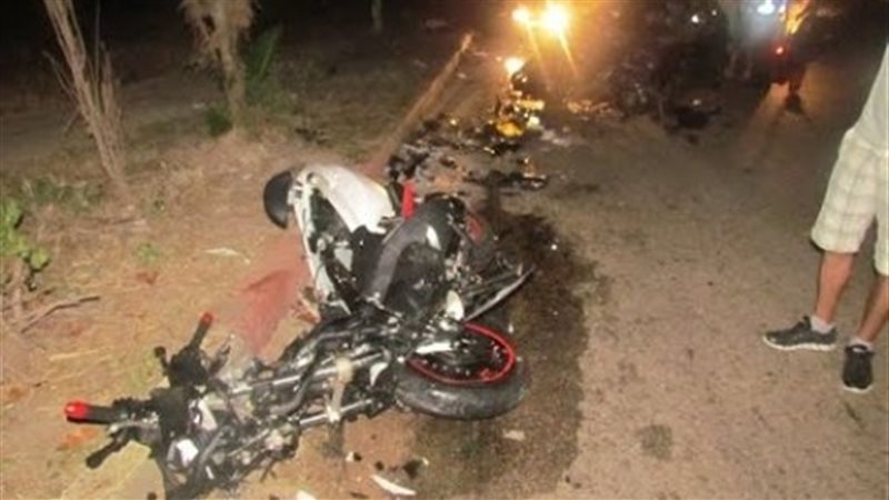 حادث دراجة نارية