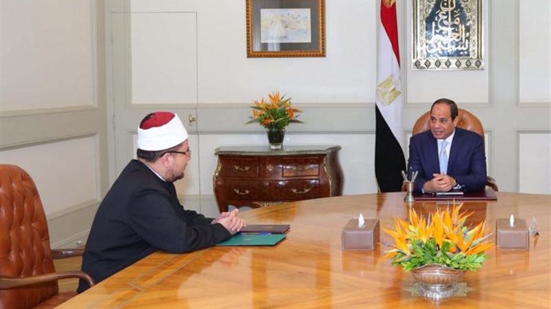 الرئيس السيسي ومختار