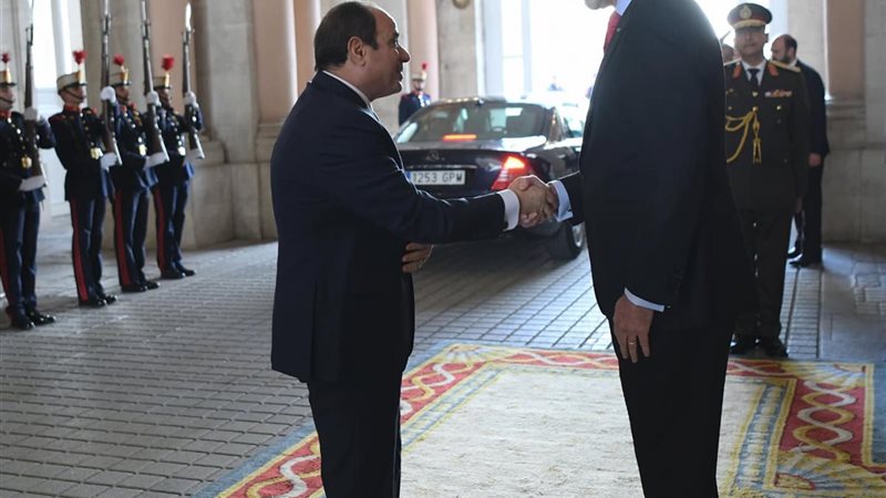 الرئيس السيسي وملك