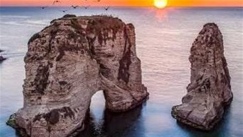 صخرة الروشة اللبنانية