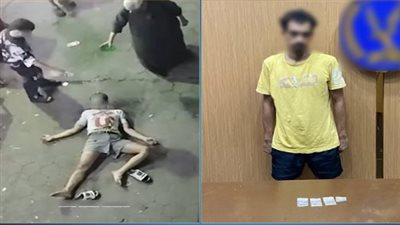 بعد تداول الفيديو، القبض على شاب يتعاطي المواد المخدرة بالشارع بالجيزة