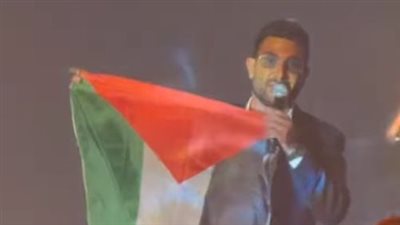 أحمد سعد يدعم القضية الفلسطينية بـ 