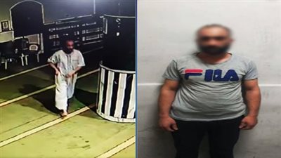 لم يراع حرمة بيت ربنا ، القبض على لص سرق صندوق تبرعات بأحد المساجد بالسلام 