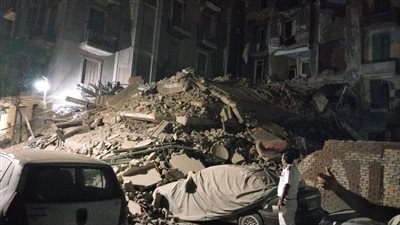 محافظة القاهرة في عقار باب الشعرية المنهار: تم إخلاءه من السكان قبل الحادث 