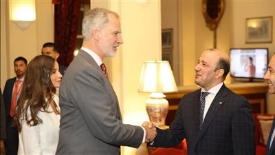 كواليس زيارة ملك إسبانيا للأقصر، الملوخية والويكا على المائدة الملكية