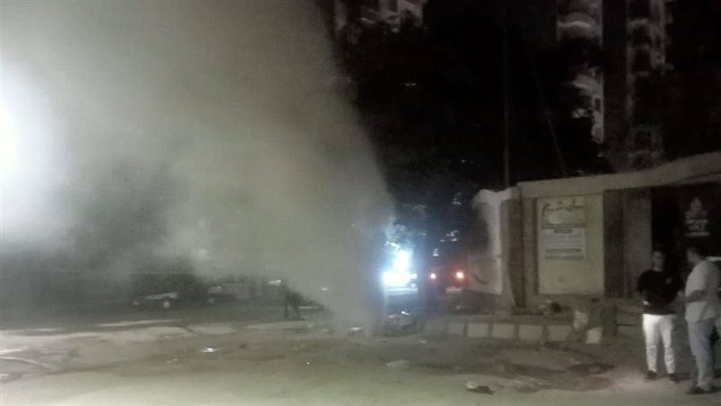 انفجار خط غاز بسوهاج