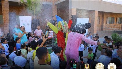 انطلاق الدراسة في مراكز تنمية الأسرة والطفولة لمبادرة حياة كريمة (صور)