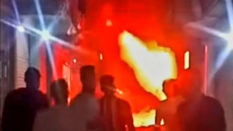 حريق المراغي بالإسكندرية