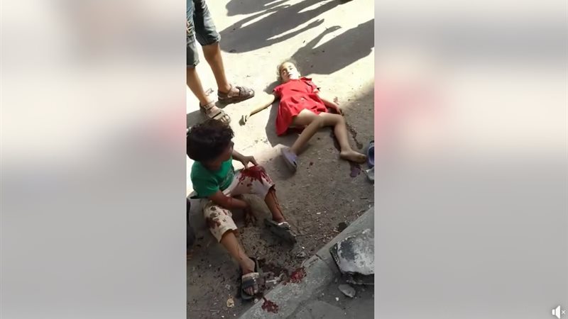 أطفال غزة تحت القصف