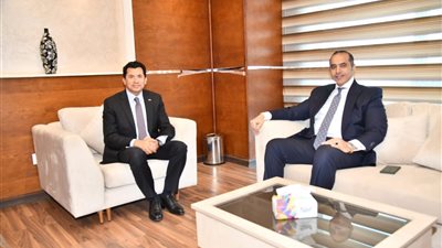 المستشار محمود فوزي يبحث مع وزير الشباب مبادرات مشتركة تستهدف توعية وتأهيل النشء (صور)