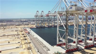 تحيا مصر 1، محطة حاويات عملاقة تنقل ميناء دمياط لمصاف الموانئ العالمية