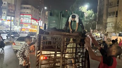 بتوجيه من محافظ الجيزة، حملات موسعة بشوارع الهرم لإزالة الإشغالات وضبط المخالفات