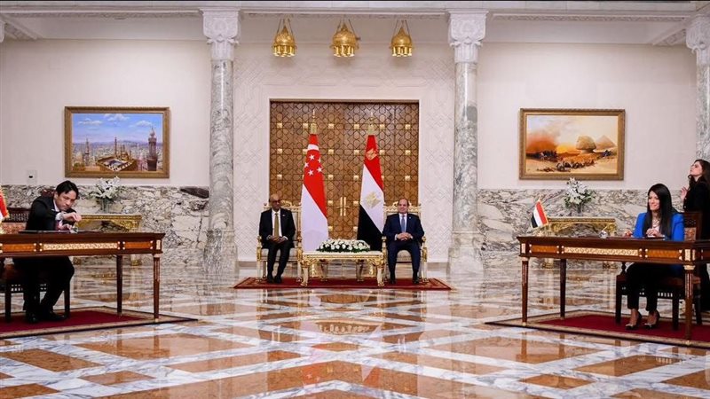 مصر وسنغافورة يوقعان