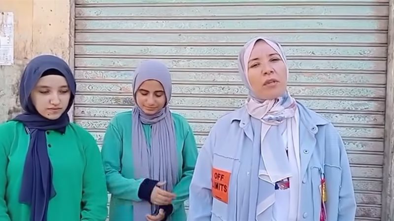 أم إحدى بنات بورسعيد