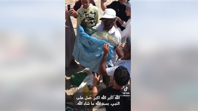 بالفيديو، سمكة من ترعة المحمودية توقف كفر الدوار كلها